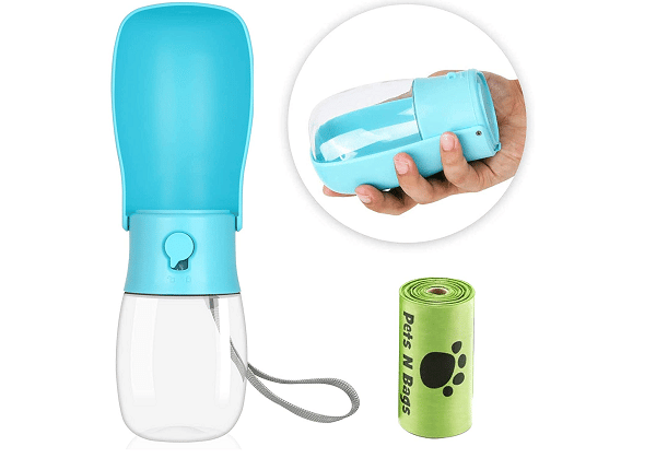 Small travel bottle for dogs